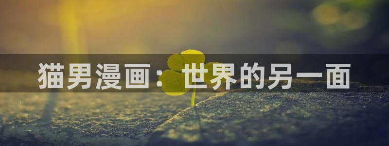 漫蛙怎么找：猫男漫画：世界的另一面
