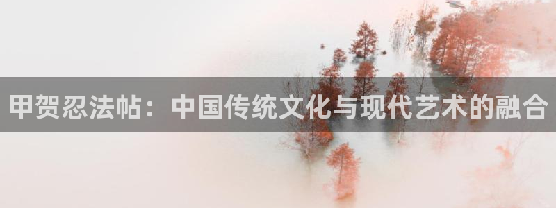漫蛙2(官网入口)：甲贺忍法帖：中国传统文化与现代艺术的融合